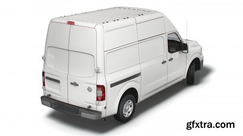 Turbosquid - Nissan NV Cargo 3500HDV8 SL High Roof 2022