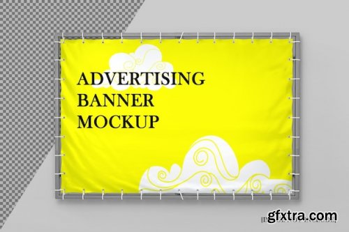 Street blank design billboard announcement mockup