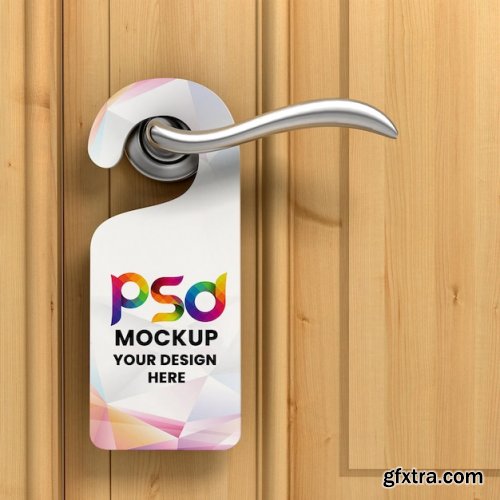 Door hanger mockup