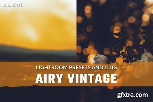 Airy Vintage LUTs and Lightroom Presets