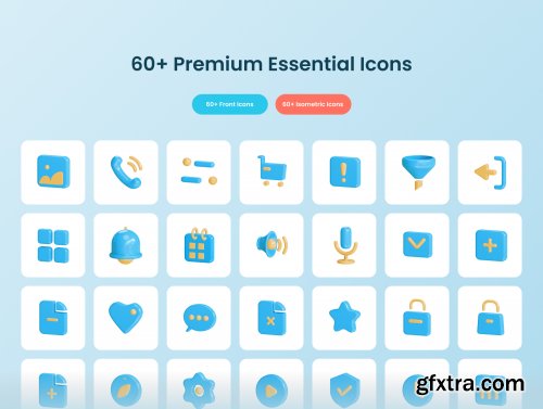 Essenticon - 3D Essential Icons