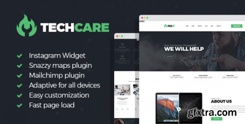 ThemeForest - TechCare - Electronics Repair WordPress Theme 1.1.0