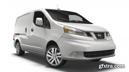 Turbosquid - Nissan NV200 Compact Cargo SV 2022 3D model