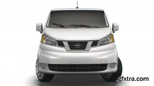 Turbosquid - Nissan NV200 Compact Cargo SV 2022 3D model