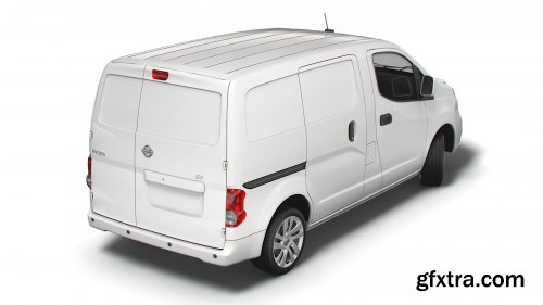 Turbosquid - Nissan NV200 Compact Cargo SV 2022 3D model