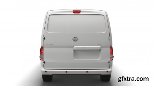 Turbosquid - Nissan NV200 Compact Cargo SV 2022 3D model