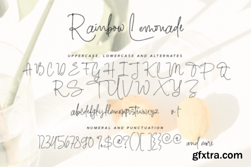  Rainbow Lemonade Font