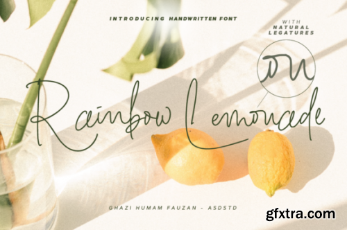  Rainbow Lemonade Font