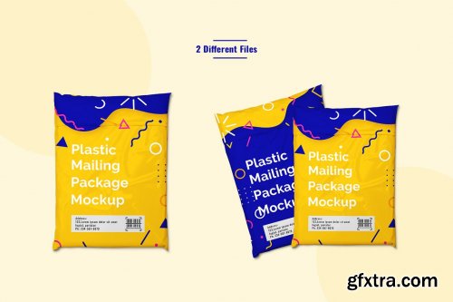 CreativeMarket - Polyethylene Mailer Package Mockup 7185637