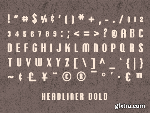  Headliner Font