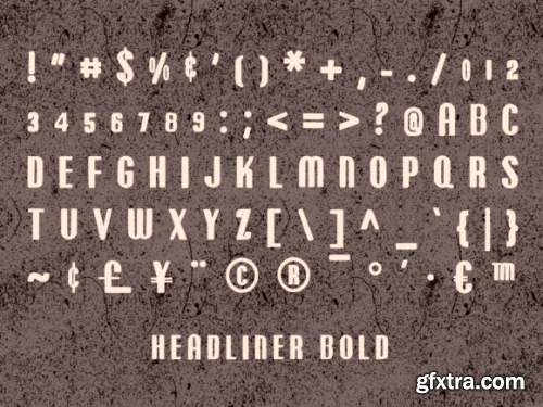  Headliner Font