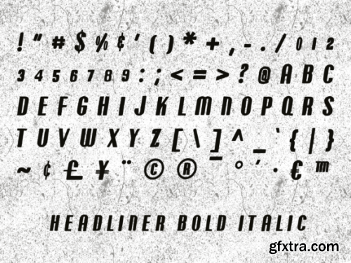  Headliner Font