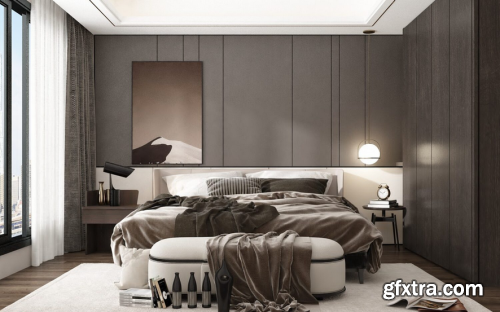 Bedroom Interior 09 By Huy Hieu Lee