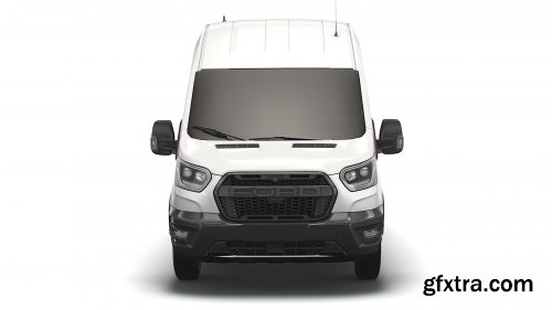 Cgtrader - Ford Transit Van L3H3 Trail 2021 3D Model