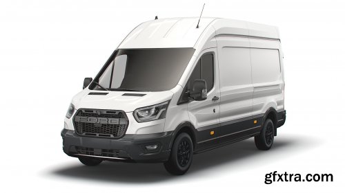 Cgtrader - Ford Transit Van L3H3 Trail 2021 3D Model