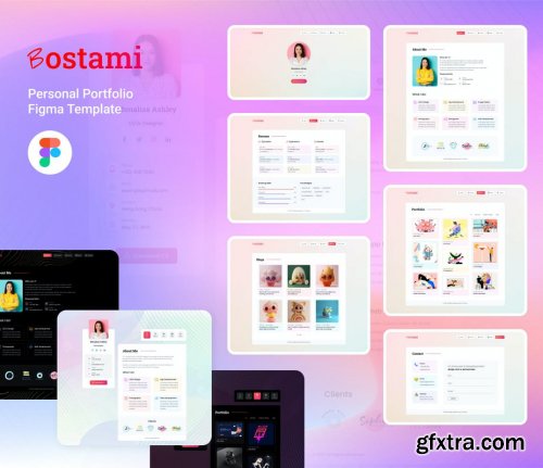 Bostami Personal Portfolio Figma Template