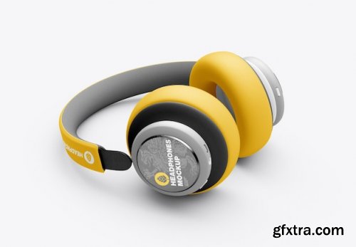 Headphones mockup