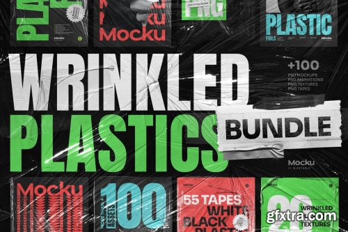 CreativeMarket - Wrinkled Plastics Bundle 6867000