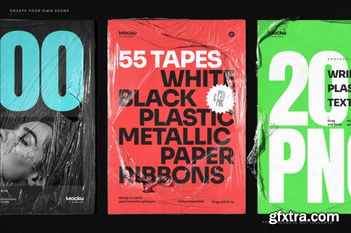 CreativeMarket - Wrinkled Plastics Bundle 6867000