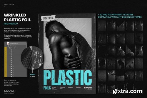 CreativeMarket - Wrinkled Plastics Bundle 6867000