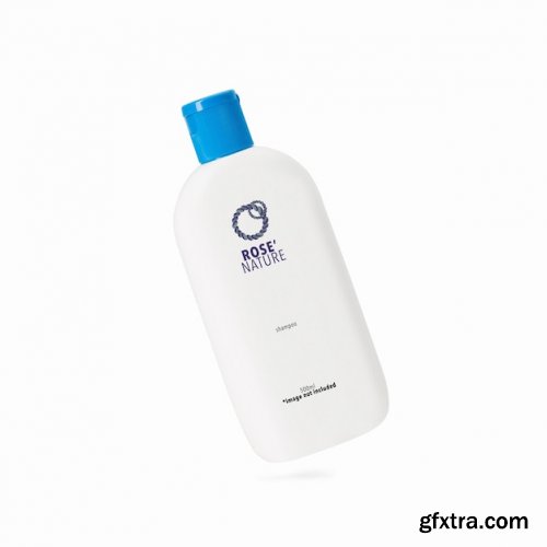 Shampoo bottle mockup 