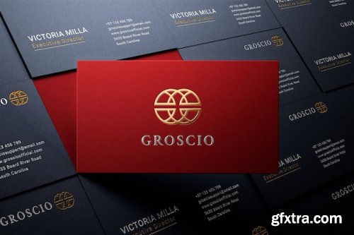 Professional modern business card mockups Vol. 1