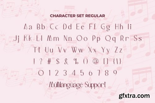  Melody Romantic Font