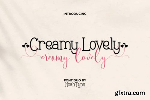  Creamy Lovely Font