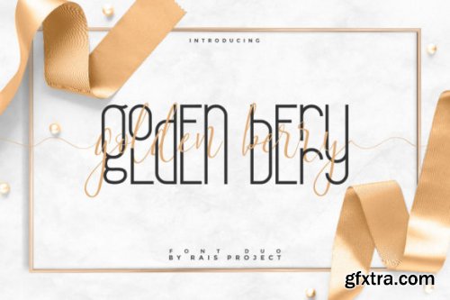  Golden Berry Font