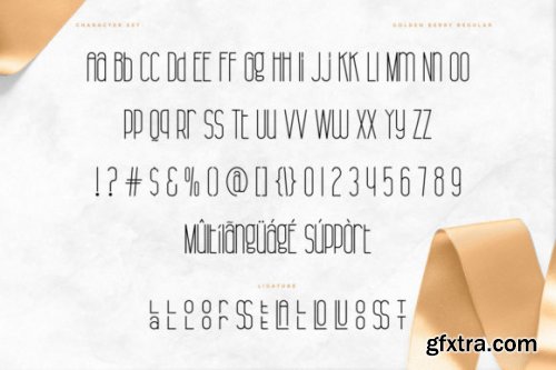  Golden Berry Font