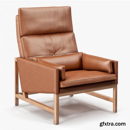 BassamFellows High Back lounge armchair