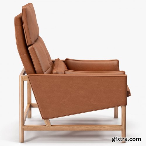 BassamFellows High Back lounge armchair