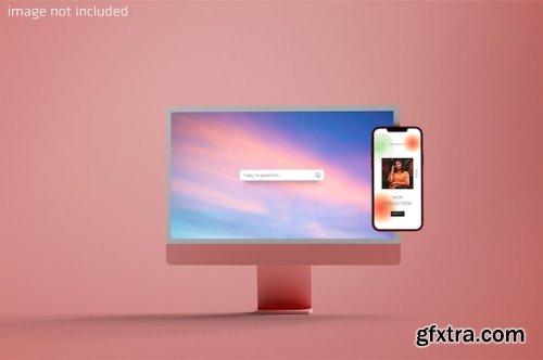 Responsive devices screen mockup