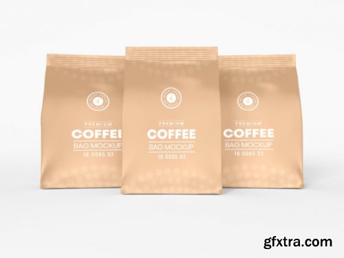  Exclusive Coffee Bag Mockup Mock-up Set