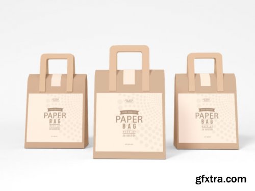  Exclusive Paper Bag Mock-up Set