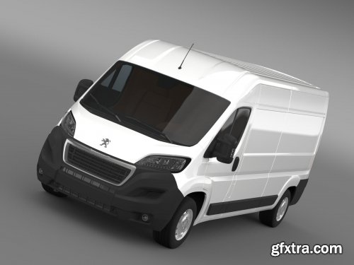 Turbosquid - Peugeot Boxer Van L3H2 2014