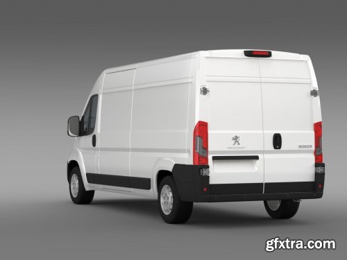 Turbosquid - Peugeot Boxer Van L3H2 2014