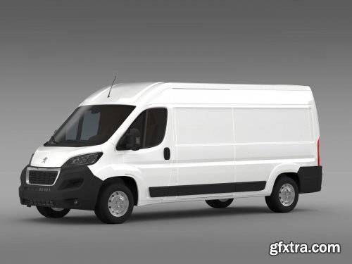 Turbosquid - Peugeot Boxer Van L3H2 2014