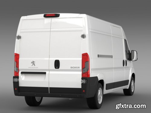 Turbosquid - Peugeot Boxer Van L3H2 2014