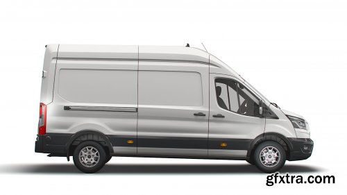 Turbosquid - Ford Transit Van L3H3 Limited 2021 3D Model