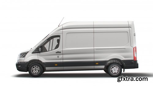 Turbosquid - Ford Transit Van L3H3 Limited 2021 3D Model