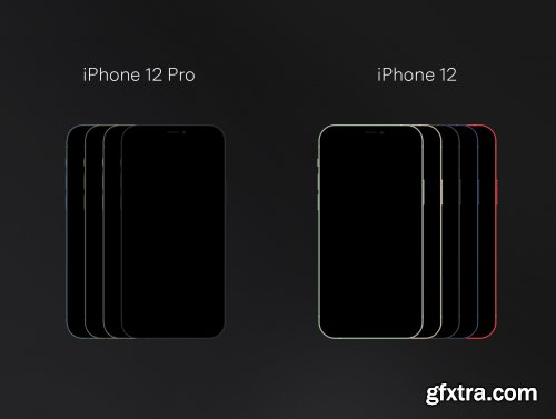 2 Hands Mockups iPhone 12 Pro & iPhone 12