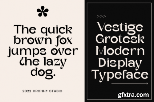  Vestige Grotesk Font