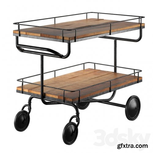 Bar trolley Restoration Hardware