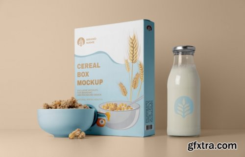 Cereal box design mockups