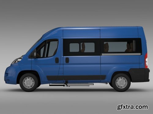 Cgtrader - Peugeot Boxer Window Van L2H2 2006-2014