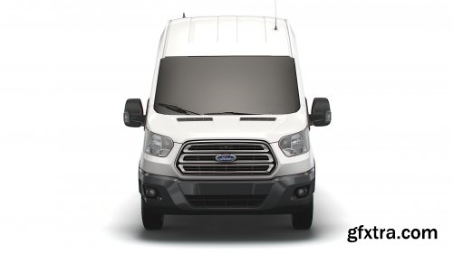 Cgtrader - Ford Transit Van L3H3 2018 3D Model 