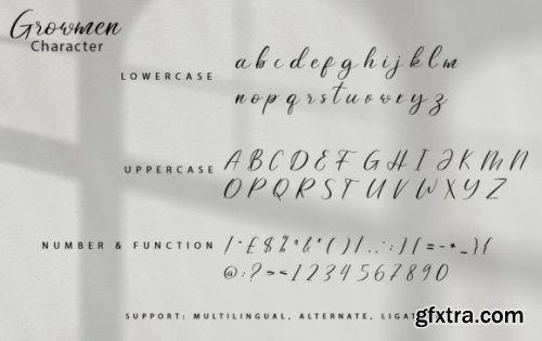  Growming Font