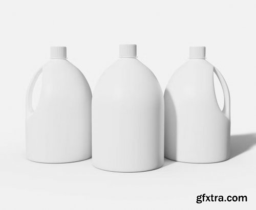 Cleaning Bottles Mockup