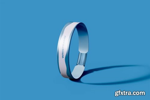 Silicone Wristband Mockup